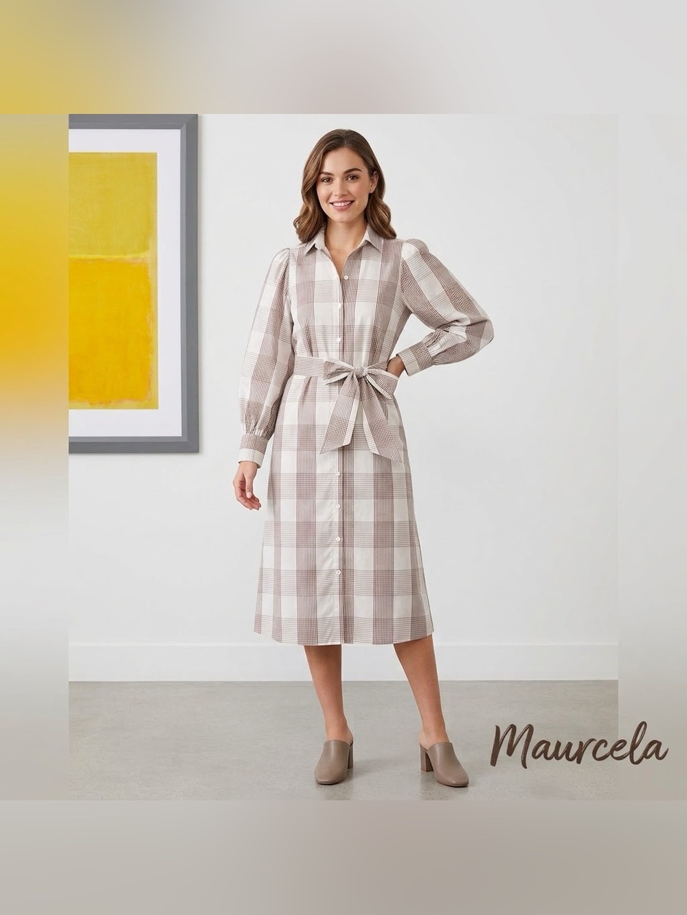 A New Day Button-Down Midi Dress